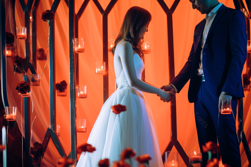 双方新人牵手婚纱拍摄香槟庆祝结婚仪式摄影图,高清,摄影图,摄影图片,图片大全,摄影图免费下载